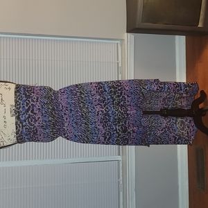 Wet Seal Cheetah Print High Low Dress